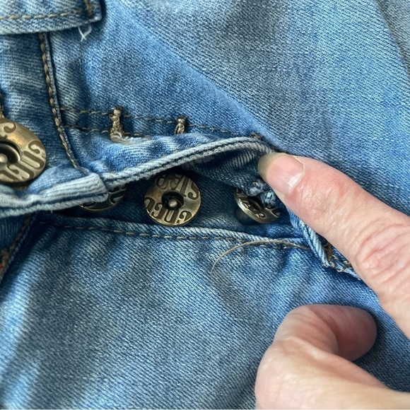 GoGo Star distressed jeans size 0 - Picture 3 of 6